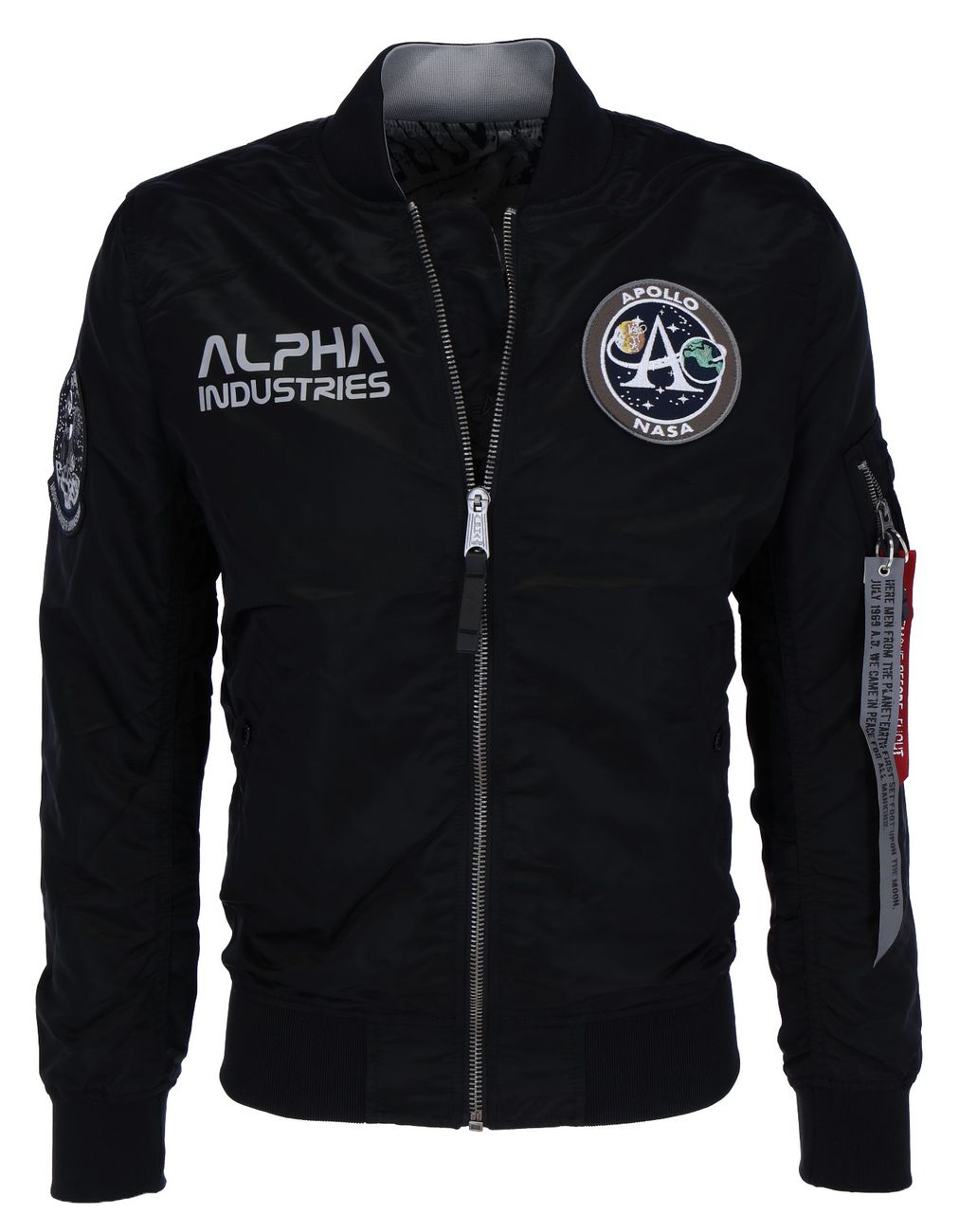 ALPHA INDUSTRIES - MA-1 Moon Landing Rev wendbare Herren Bomberjacke - Alpha Industries - SAGATOO - 4059146172047